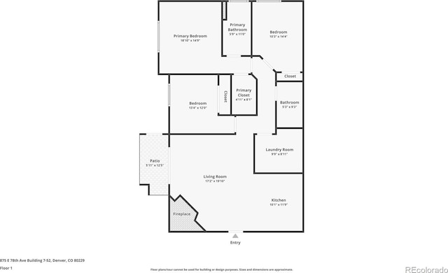875 E 78th Ave Unit 52, Denver, CO 80229 - home floor plan