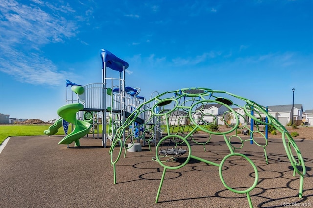 view of communal playground