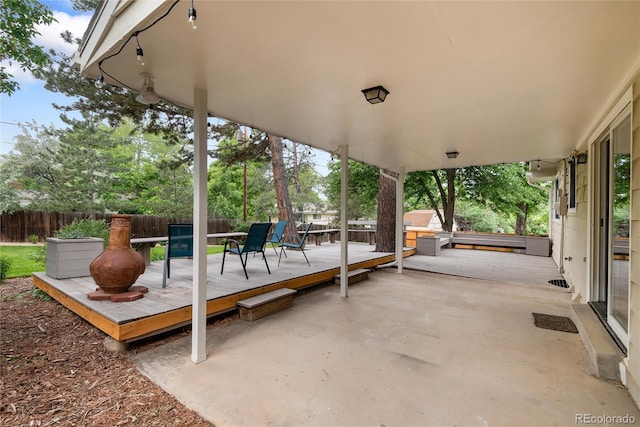 8666 E Easter Ave, Centennial, CO 80112 - view of patio / terrace with a wooden deck