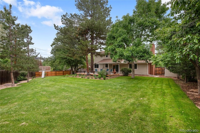 8666 E Easter Ave, Centennial, CO 80112 - view of yard featuring a deck