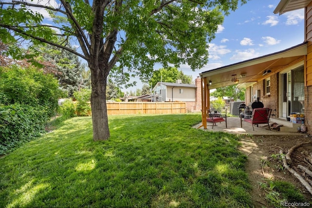 3625 E 128th Pl, Thornton, CO 80241 - view of yard with a patio