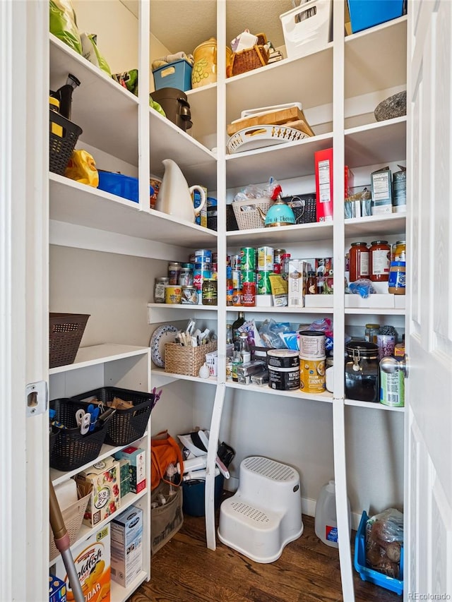 view of pantry
