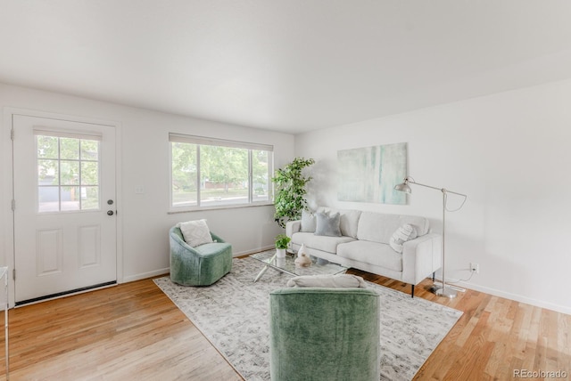 755 34th St, Boulder, CO 80303 - living area featuring light wood finished floors and baseboards