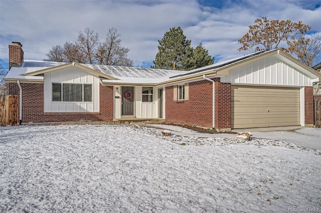 ranch-style house with a garage