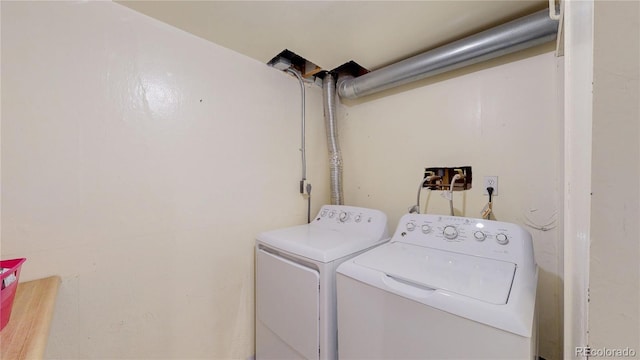8774 Princeton St, Westminster, CO 80031 - laundry room featuring independent washer and dryer