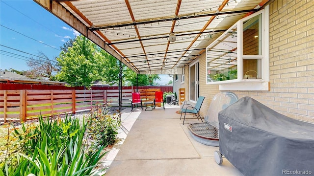 8774 Princeton St, Westminster, CO 80031 - fenced backyard with a patio and grilling area