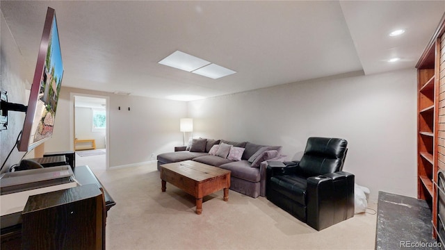 8774 Princeton St, Westminster, CO 80031 - living room featuring light carpet and recessed lighting