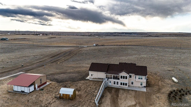 4820 S County Road 137, Bennett, CO 80102 - aerial view of property and surrounding area