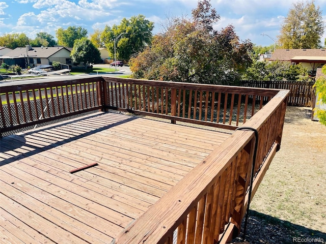 view of deck