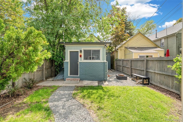 269 Delaware St, Denver, CO 80223 - view of shed with a fenced backyard