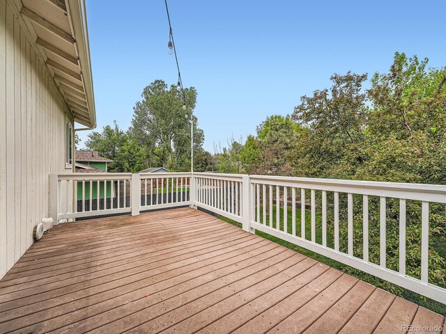 12991 E Idaho Dr, Aurora, CO 80012 - view of wooden deck