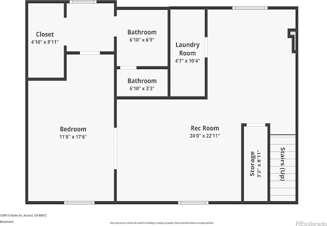 12991 E Idaho Dr, Aurora, CO 80012 - room layout