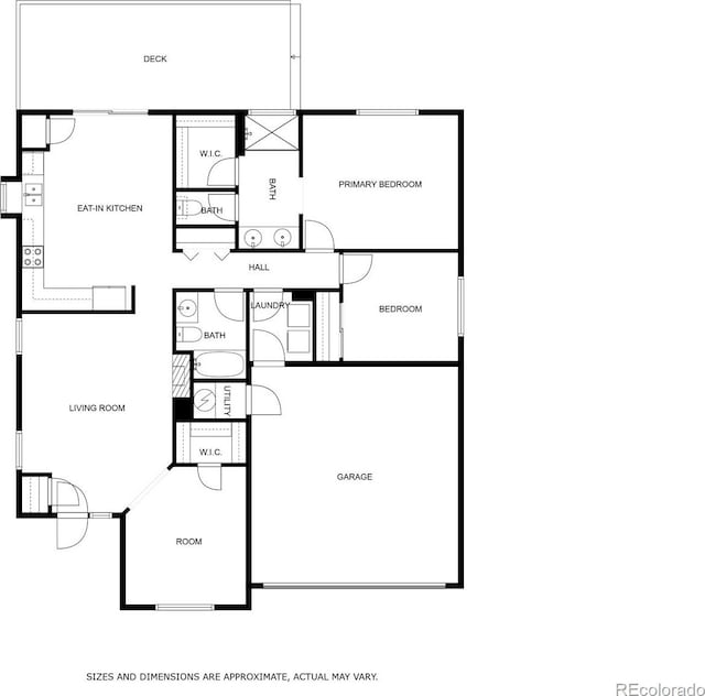 11030 Glacier Park Cir, Parker, CO 80138 - view of room layout