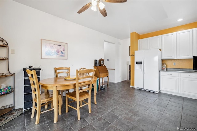 11030 Glacier Park Cir, Parker, CO 80138 - dining room with a ceiling fan