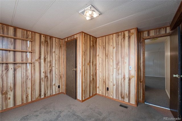 9940 N Calhan Hwy, Calhan, CO 80808 - unfurnished bedroom featuring carpet floors and wood walls