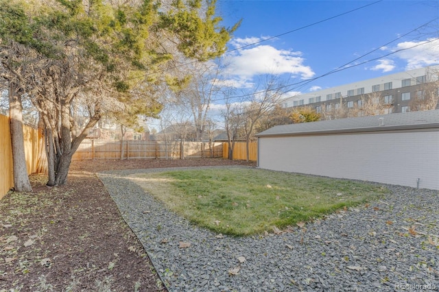 1220 Ash St, Denver, CO 80220 - view of yard with a fenced backyard