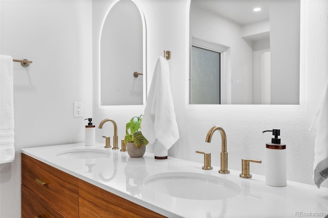 1220 Ash St, Denver, CO 80220 - full bathroom with a sink and double vanity