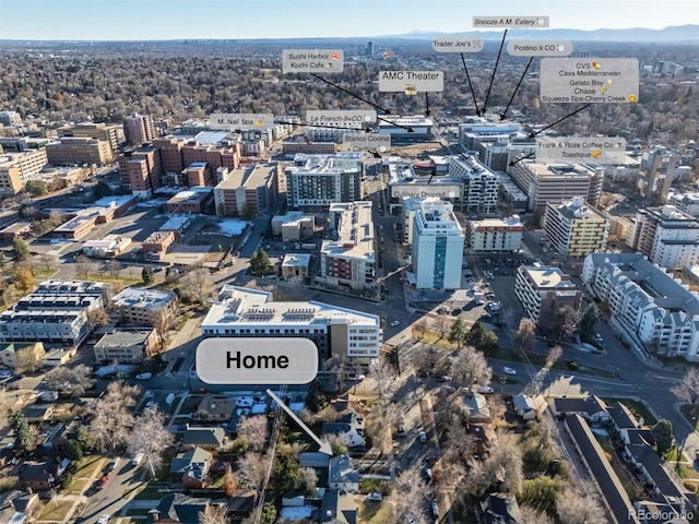 1220 Ash St, Denver, CO 80220 - bird's eye view featuring a city view