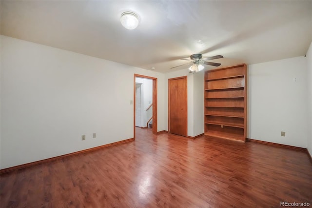 interior space featuring wood-type flooring