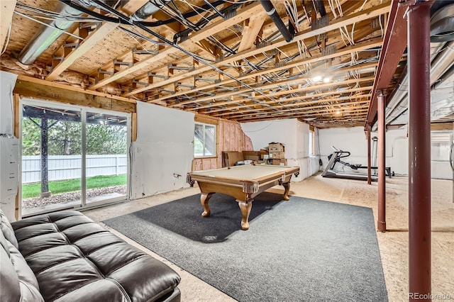 527 Stonemont Dr, Castle Pines, CO 80108 - game room with billiards