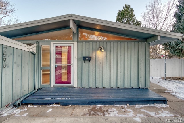 view of outbuilding