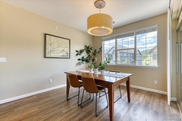 31112 Black Eagle Dr Unit 101, Evergreen, CO 80439 - dining room with wood finished floors and baseboards