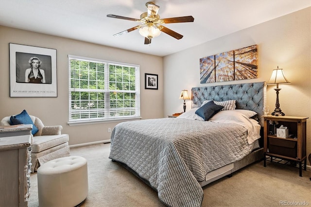 2992 W Long Dr Unit A, Littleton, CO 80120 - bedroom featuring carpet and a ceiling fan