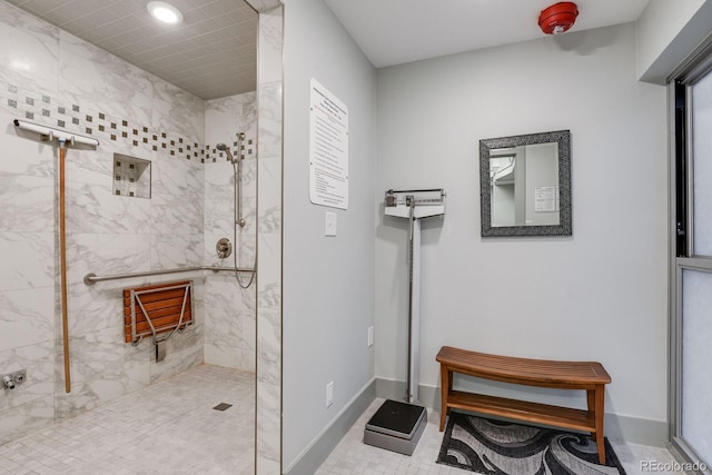 130 N Pearl St Unit 1103, Denver, CO 80203 - full bath with baseboards and walk in shower