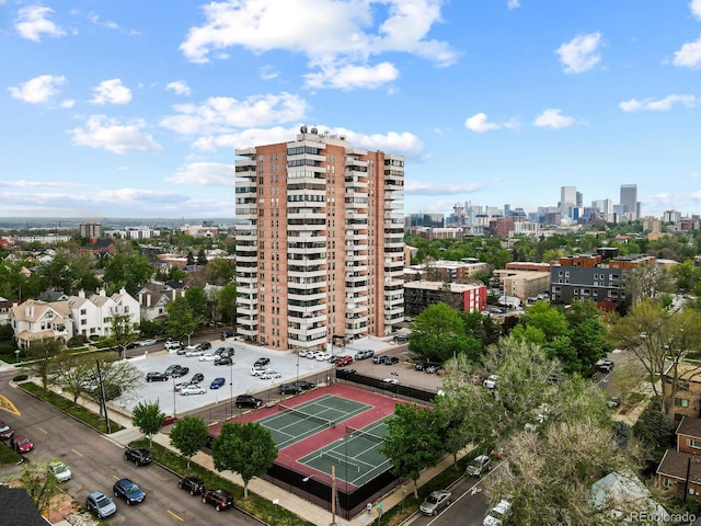 130 N Pearl St Unit 1103, Denver, CO 80203 - birds eye view of property featuring a view of city