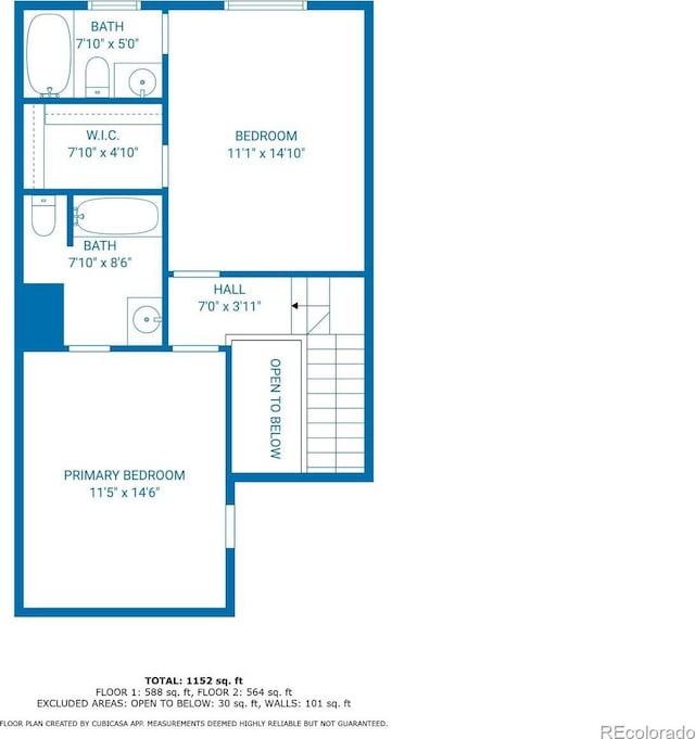 5895 Biscay St Unit D, Denver, CO 80249 - home floor plan
