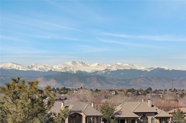 view of mountain backdrop