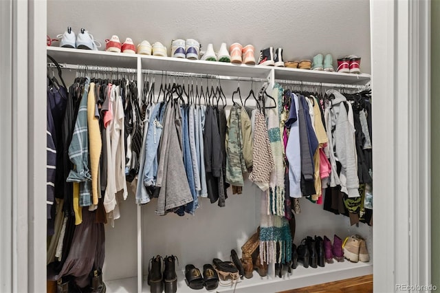 view of closet