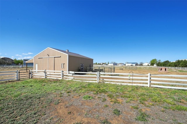 16275 Electra St, Brighton, CO 80603 - view of outdoor structure with an exterior structure, an outbuilding, and a rural view