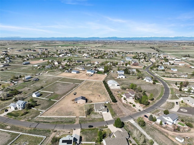 16275 Electra St, Brighton, CO 80603 - birds eye view of property with a residential view and a mountain view