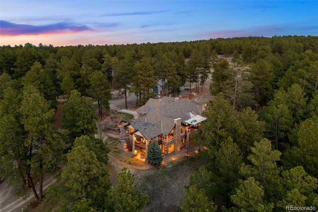 10231 Democrat Rd, Parker, CO 80134 - aerial view of property's location with a forest