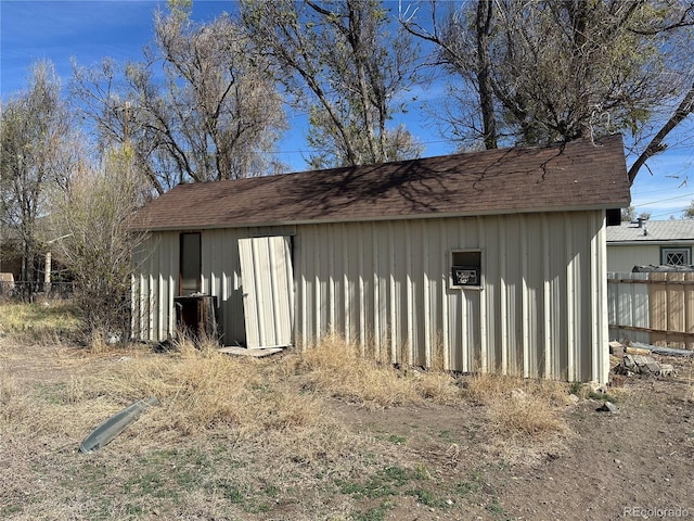 1114 La Due Ave, Alamosa, CO 81101 - view of outdoor structure with an outdoor structure and fence