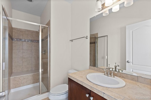 10840 Valleybrook Cir, Highlands Ranch, CO 80130 - bathroom featuring vanity and a shower stall