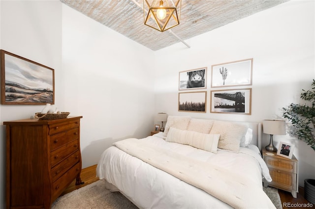 2261 Blake St Unit 2G, Denver, CO 80205 - bedroom featuring wood finished floors