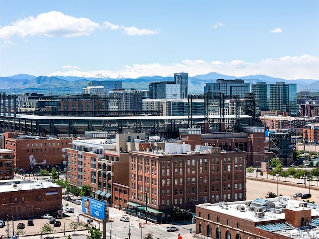 2261 Blake St Unit 2G, Denver, CO 80205 - city view with a mountain backdrop
