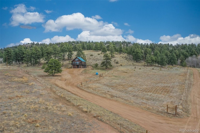 drone / aerial view featuring a rural view