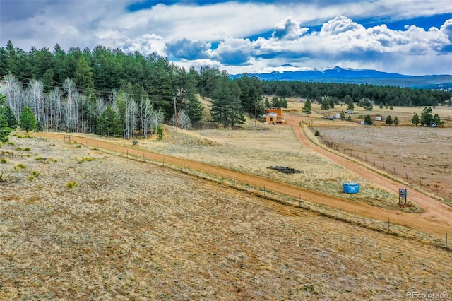 exterior space featuring a rural view