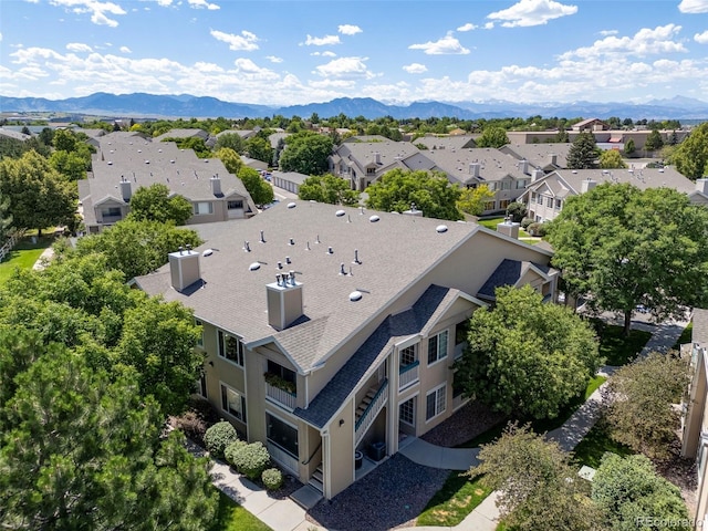 1158 Opal St Unit 203, Broomfield, CO 80020 - aerial perspective of suburban area with a mountainous background
