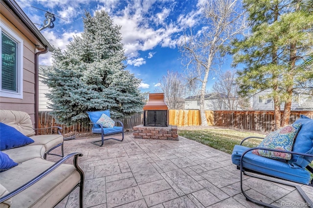 view of patio / terrace featuring outdoor lounge area