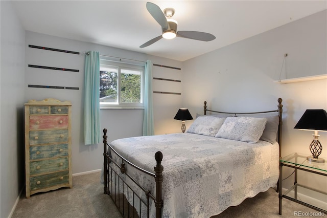 6584 S Clermont Ct, Centennial, CO 80121 - carpeted bedroom featuring baseboards and ceiling fan