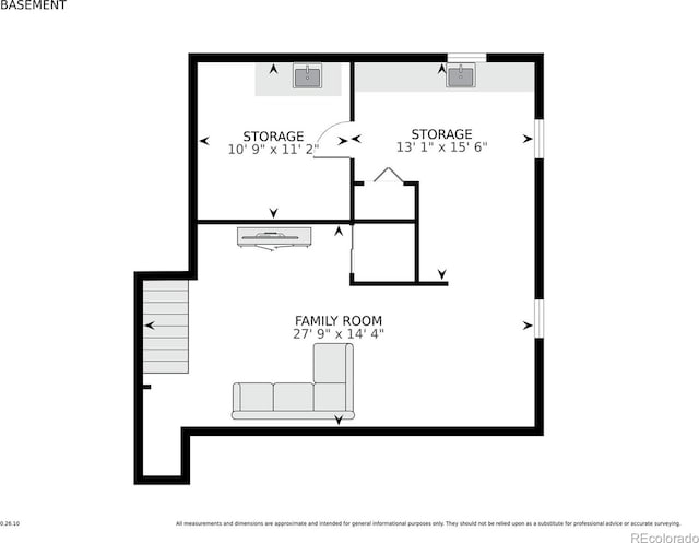 6584 S Clermont Ct, Centennial, CO 80121 - view of floor plan / room layout