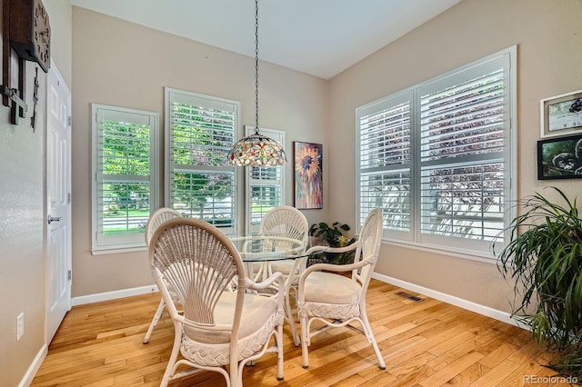 16644 Eolus Way, Broomfield, CO 80023 - dining space featuring light wood-style flooring and plenty of natural light