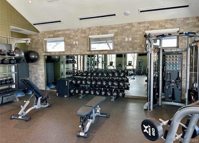 1101 E Witherspoon Dr, Elizabeth, CO 80107 - exercise room with visible vents