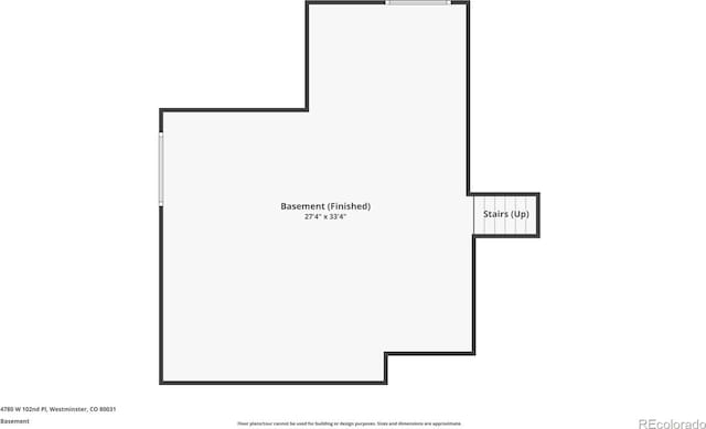 4780 W 102nd Pl, Westminster, CO 80031 - view of home floor plan