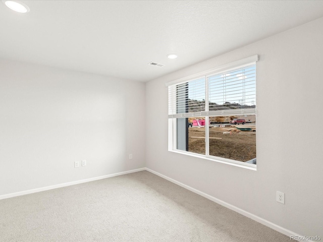 4761 Talley St, Morrison, CO 80465 - empty room with recessed lighting, carpet, visible vents, and baseboards