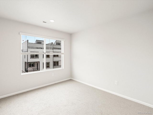 4761 Talley St, Morrison, CO 80465 - carpeted spare room featuring baseboards, visible vents, and recessed lighting